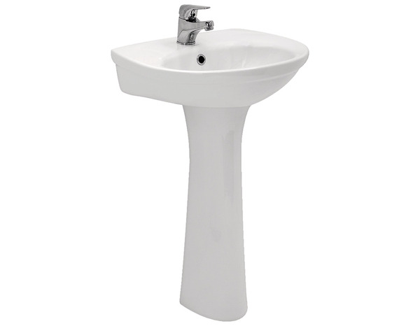 Colonne président en porcelaine blanche 71x170x190 mm - Cersanit - Brico Dépôt