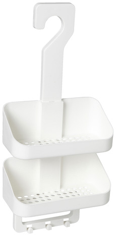 Panier de douche en plastique, blanc - Brico Dépôt