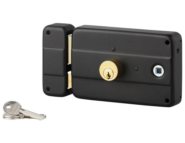 Serrure à applique horizontale pour porte d'entrée gauche 140x90 mm - Thirard - Brico Dépôt