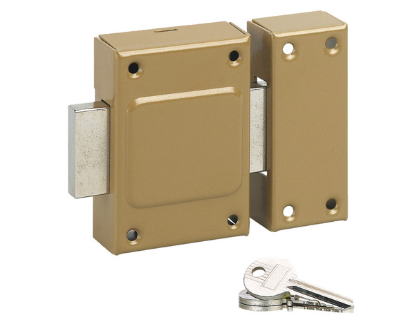 Verrou de sûreté sans bouton pour cave cylindre 40 mm - Thirard - Brico Dépôt