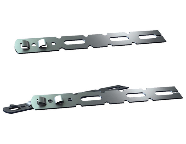 Patte de fixation en acier galvanisé L. 220 mm l. 25 mm Ep. 1,5 mm - Brico Dépôt