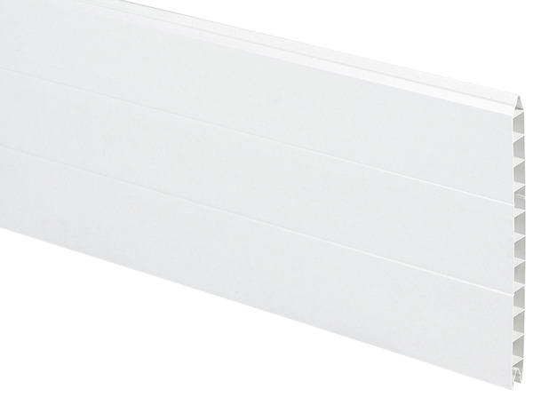 Planche PVC blanc - L. 3,0 m x H. 31,8 cm x Ép. 24 mm - Brico Dépôt