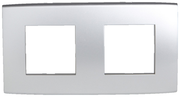 Plaque double "Kobé" - Silver - Brico Dépôt