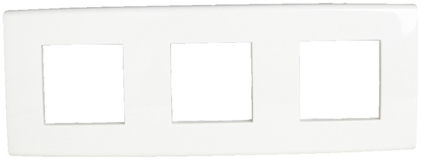 Plaque triple "Kobé" - Blanc - Brico Dépôt