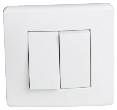Interrupteur double va-et-vient "Antaria II" blanc - Brico Dépôt