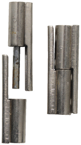 2 paumelles universelles en acier nickelé pour meubles et caissons - Handix - Brico Dépôt