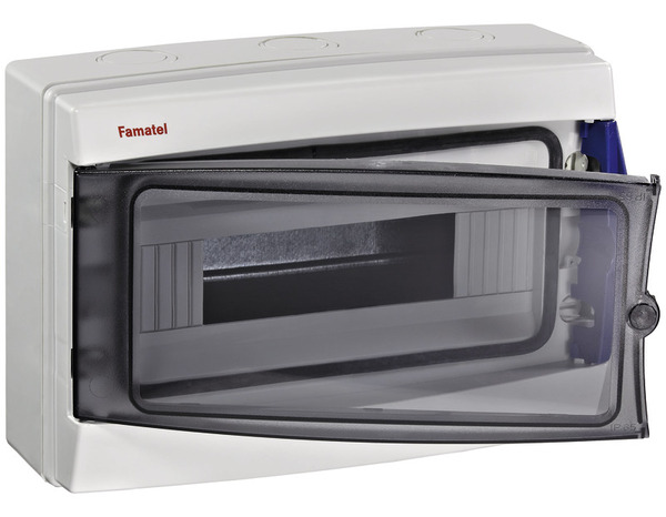 Tableau nu étanche 12 modules - Famatel SA - Brico Dépôt