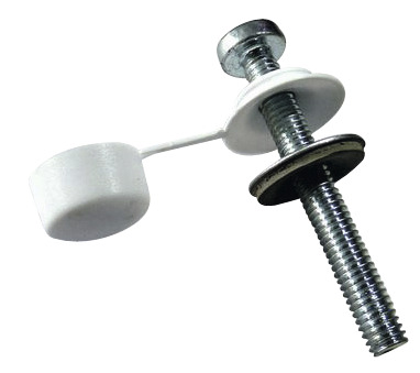 Vis de fixation pour profil 16 mm Pour profil polycarbonate. En sachet de 25. - Brico Dépôt