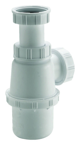 Siphon de lavabo hauteur réglable - 45 à 90mm Ø sortie 32 mm - Wirquin - Brico Dépôt