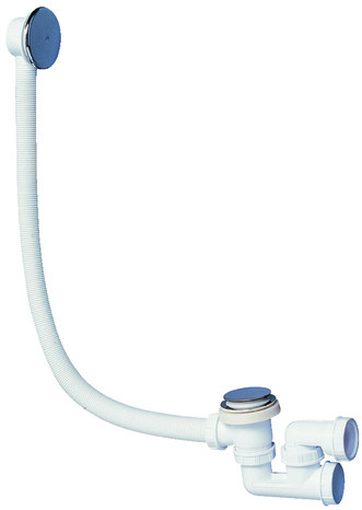 Vidage automatique "Quick clac" à visser pour baignoire L. 700 mm - Ø 40 mm  - Wirquin - Brico Dépôt