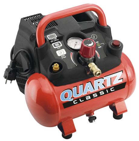 Compresseur compact 6 L - 1,5 cv, 230 V. - Quartz - Brico Dépôt