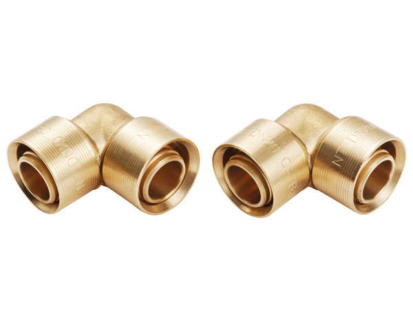2 coudes à glissement en laiton pour tube PER - Ø 20 mm - Noyon & Thiebault - Brico Dépôt