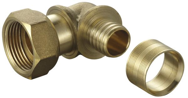 Coude à glissement pour tube PER - Ø 20 mm avec embout femelle 20 x 27 mm - Noyon & Thiebault - Brico Dépôt