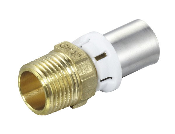 Raccord à sertir droit mâle Ø 16 mm 15x21 mm - Somatherm - Brico Dépôt