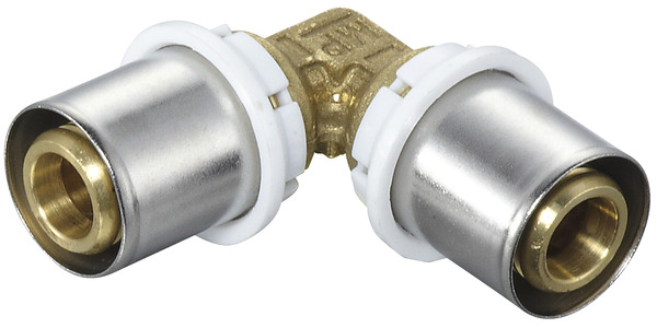 Coude égal à sertir pour tube multicouche Ø 20 mm - Somatherm - Brico Dépôt