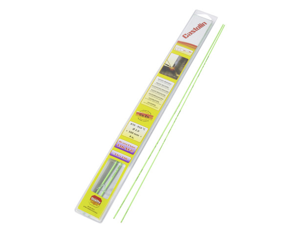 Lot de 10 baguettes de brasage 500mm Ø2 mm - 5246RB - Castolin - Brico Dépôt