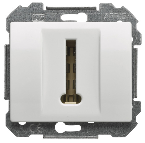 Prise téléphone à clipser "Delta Iris" blanc - Siemens - Brico Dépôt
