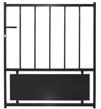 Portail fer battant noir "Bristol" - L. 3 x H. 1,20 m - Brico Dépôt