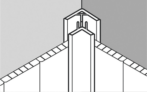 Angle universel Pvc+B177 - Blanc - L. 2,60 m - Dumaplast - Brico Dépôt
