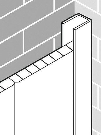 Profilé de départ blanc Pvc L. 2,60 m - Dumaplast - Brico Dépôt