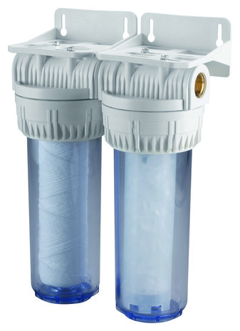 Filtre antitartre double pour un débit de 2 m3/h - Brico Dépôt