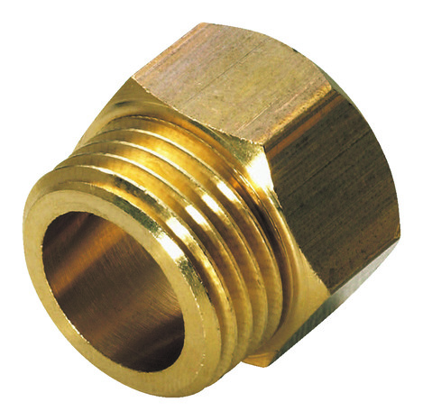 2 mamelons égaux en laiton avec embouts M/F 26 x 34 mm - Noyon & Thiebault - Brico Dépôt