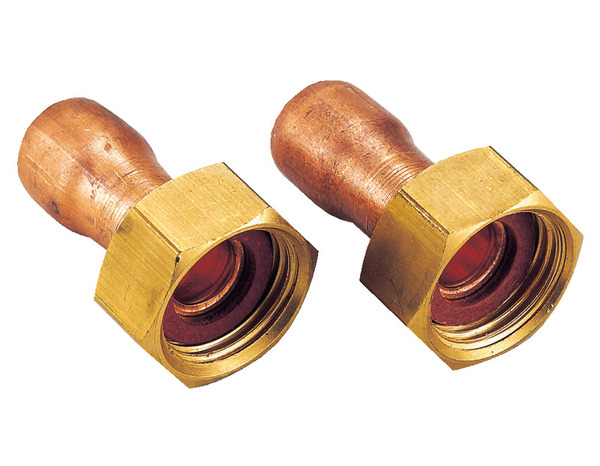 2 raccords laiton pour tube cuivre Ø 10 embout F 12 x 17 mm - Noyon & Thiebault - Brico Dépôt