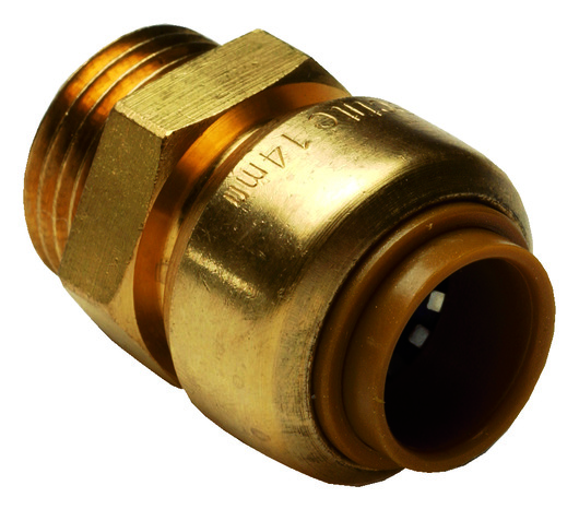 Manchon mixte pour tube cuivre ou PER - Ø 16 mm avec embout mâle 15x21 mm - Noyon & Thiebault - Brico Dépôt