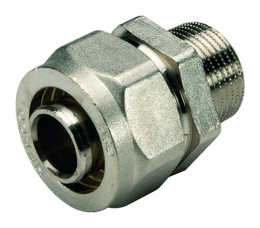 Raccord à compression droit mâle Ø 16 mm 12x17 mm - Somatherm - Brico Dépôt
