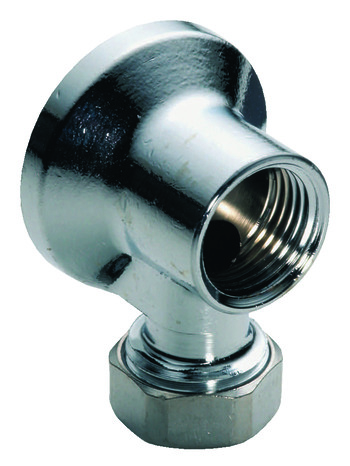 Applique murale en laiton brut Ø 14 mm 15x21 mm - Somatherm - Brico Dépôt