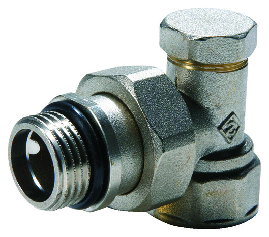 Coude de réglage nickelé pour radiateur - Somatherm - Brico Dépôt