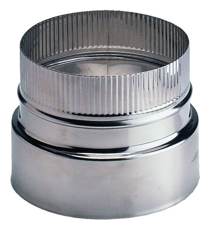 Réduction plate en inox 304 - femelle 130 / mâle 125 - Brico Dépôt