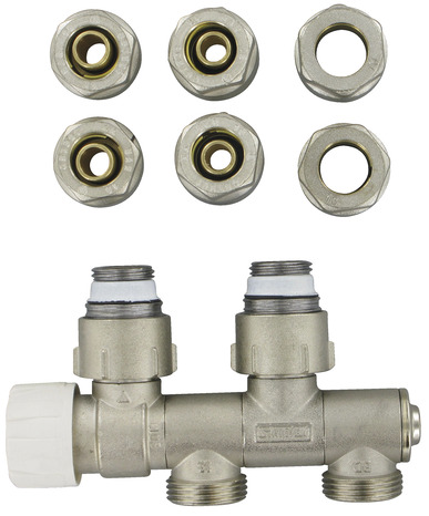 Kit universel de raccordement avec tête thermostatique - Comap - Brico Dépôt