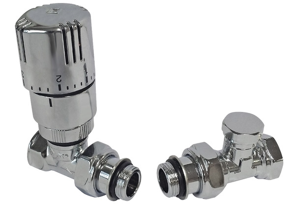 Kit thermostatique radiateur et sèche-serviette 15x21 mm - Somatherm - Brico Dépôt