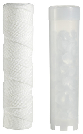 Kit double filtre anti-tartre avec cartouches - Brico Dépôt