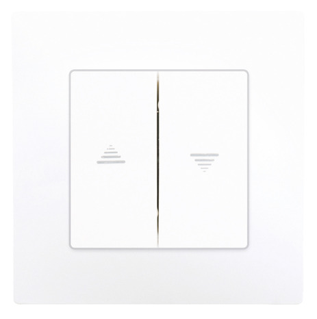 Interrupteur volet roulant à clipser "Delta Viva" blanc - Siemens - Brico Dépôt