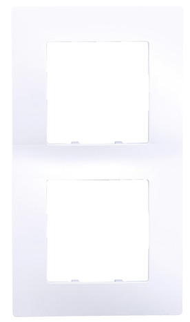 Plaque double "Delta Viva" blanc - Siemens - Brico Dépôt