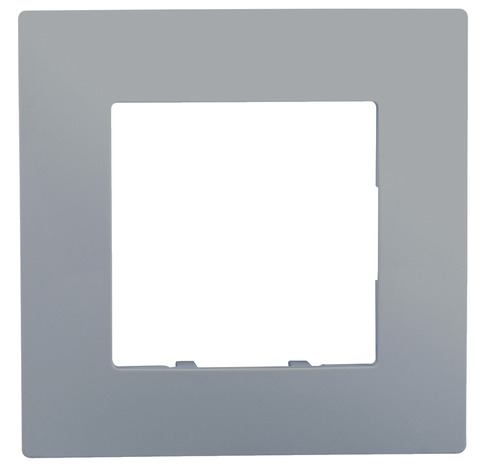 Plaque simple silver "Delta Viva" - Siemens - Brico Dépôt