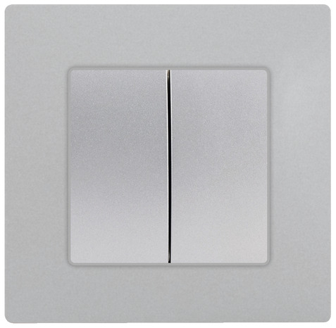 Double va-et-vient à clipser silver "Delta Viva" - Siemens - Brico Dépôt
