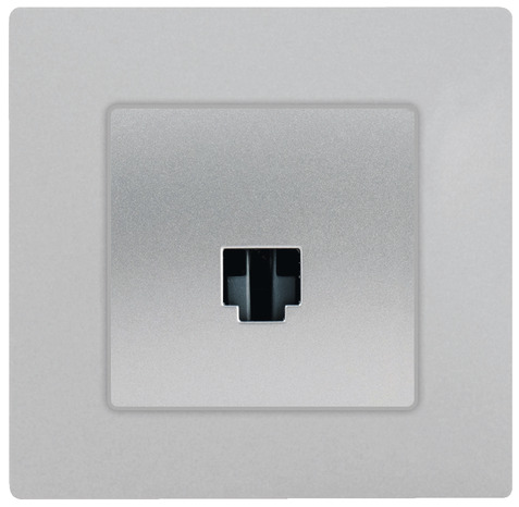 Prise Ethernet RJ45 à clipser silver "Delta Viva" - Siemens - Brico Dépôt