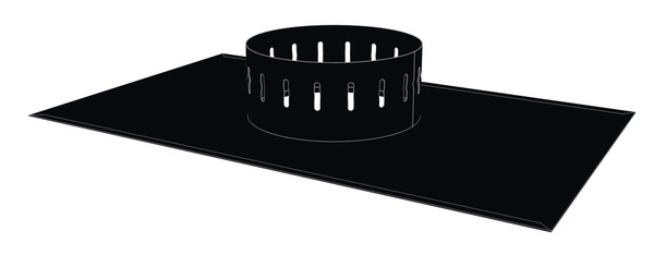 Plaque d'habillage ventilée Ø 80 mm 300x300 mm - Brico Dépôt