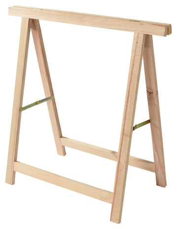 Tréteau pliant en hêtre - 75 x 75 cm - Brico Dépôt