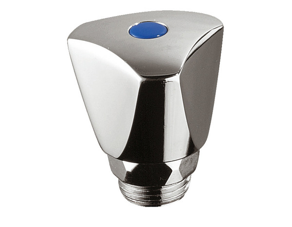 Tête à potence universelle pour robinet d'arrêt, croisillon métallique, entrée/sortie 15x21 mm - Somatherm - Brico Dépôt