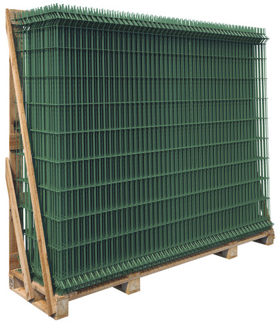 Panneau grillage rigide vert Louga – H. 123 cm - Marque BLOOMA - Brico Dépôt