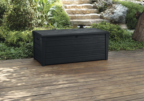 Coffre de rangement extérieur "Brightwood" 455 L - Brico Dépôt