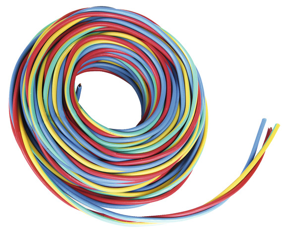 Câble électrique "SpeedFil" H07VU 1,5 mm² vert/jaune/rouge/bleu - 5 m - Nexans - Brico Dépôt