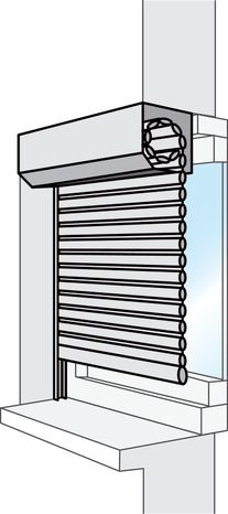 Volet roulant manuel par sangle, motorisable, en PVC et aluminium 120 x 100 cm - Brico Dépôt