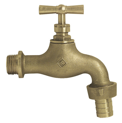 Robinet d'arrosage brossé 15x21 mm - Somatherm - Brico Dépôt