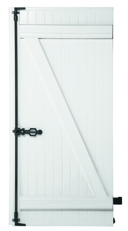 Kit volet battant en PVC blanc H. 128 cm l. 120 cm - Brico Dépôt