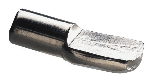 Lot de 24 taquets en acier nickelé pour étagères Ø 5 mm - Brico Dépôt